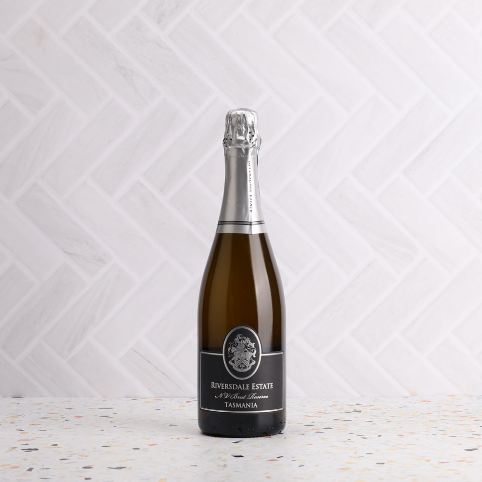 A bottle of Riversdale Estate Brut Reserve (Methode Traditionelle) NV 750ml Sparkling Wine