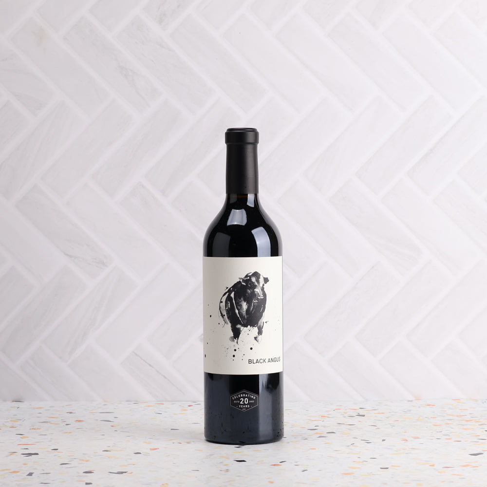 A bottle of Angus the Bull Black Angus Cabernet Sauvignon 2022 750ml Red Wine