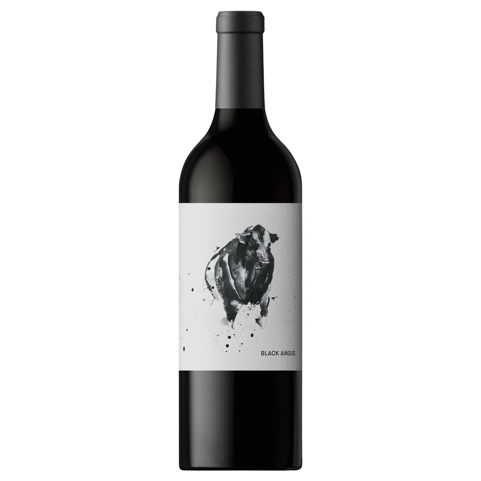 A bottle of Angus the Bull Black Angus Cabernet Sauvignon 2022 750ml Red Wine