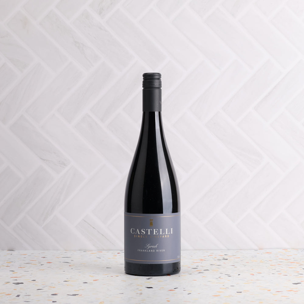 A bottle of Castelli Single Vineyard Frankland Syrah 2023 750ml Red Wine