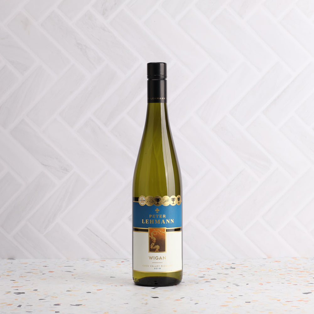 A bottle of Peter Lehmann Wigan Riesling 2019 750ml White Wine