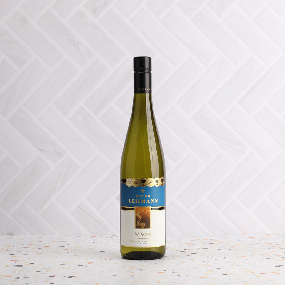 A bottle of Peter Lehmann Wigan Riesling 2019 750ml White Wine