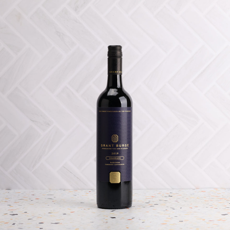 A bottle of Grant Burge Shadrach Cabernet Sauvignon 2019 750ml Red Wine