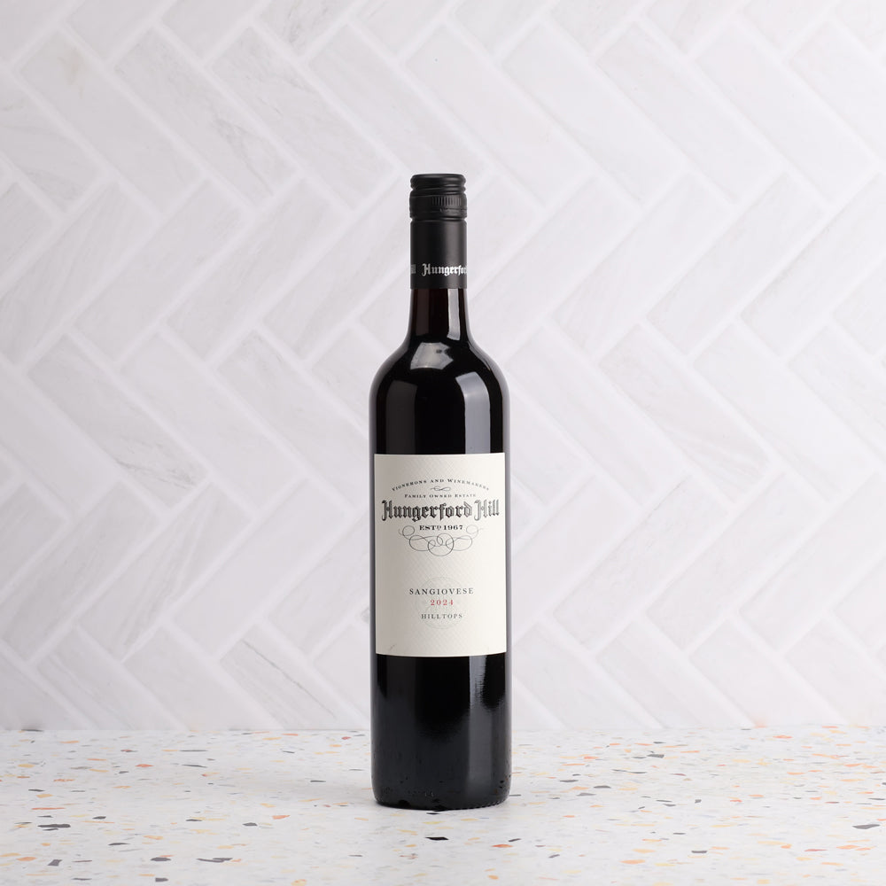 A bottle of Hungerford Hill Hilltops Sangiovese 2024 750ml Red Wine