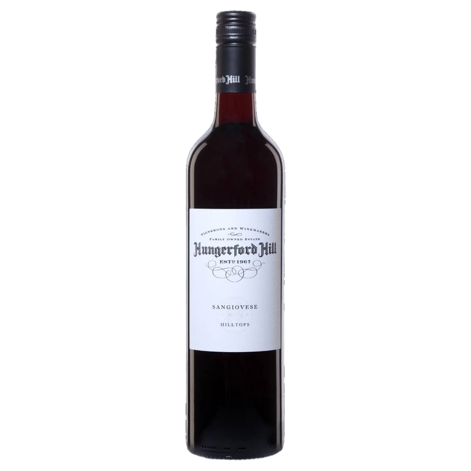 A bottle of Hungerford Hill Hilltops Sangiovese 2024 750ml Red Wine
