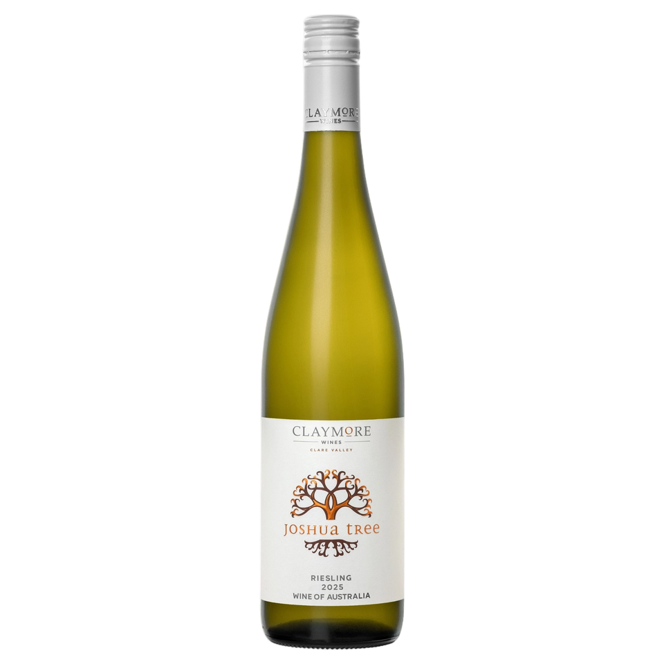 A bottle of Claymore Joshua Tree Clare Valley Riesling 2025 750ml Red Wine