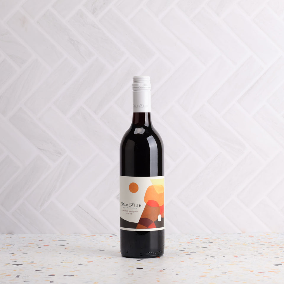 A bottle of Mad Fish Cabernet Merlot 2022 750ml Red Wine
