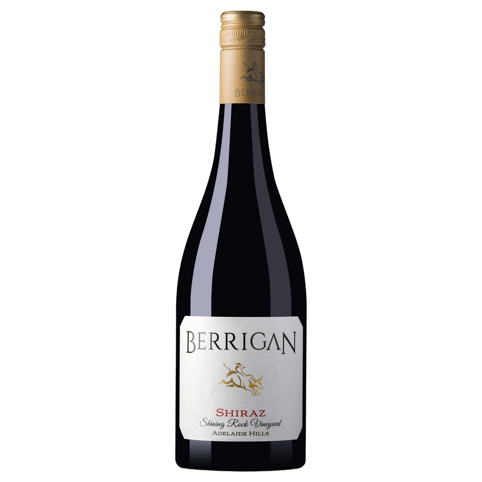 A bottle of Berrigan Shining Rock Shiraz 2024 750ml Red Wine