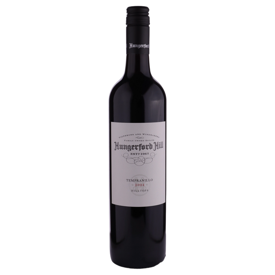 A bottle of Hungerford Hill Hilltops Tempranillo 2024 750ml Red Wine