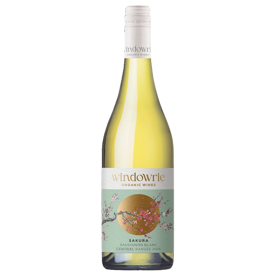 A bottle of Windowrie Sakura Sauvignon Blanc 2025 750ml White Wine