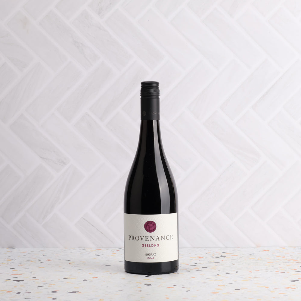 A bottle of Provenance Geelong Shiraz 2023 750ml Red Wine