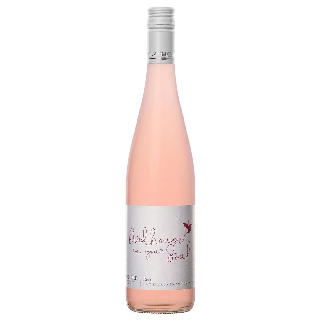 A bottle of Claymore Birdhouse In Your Soul Rose 2024 750ml Rose Wine