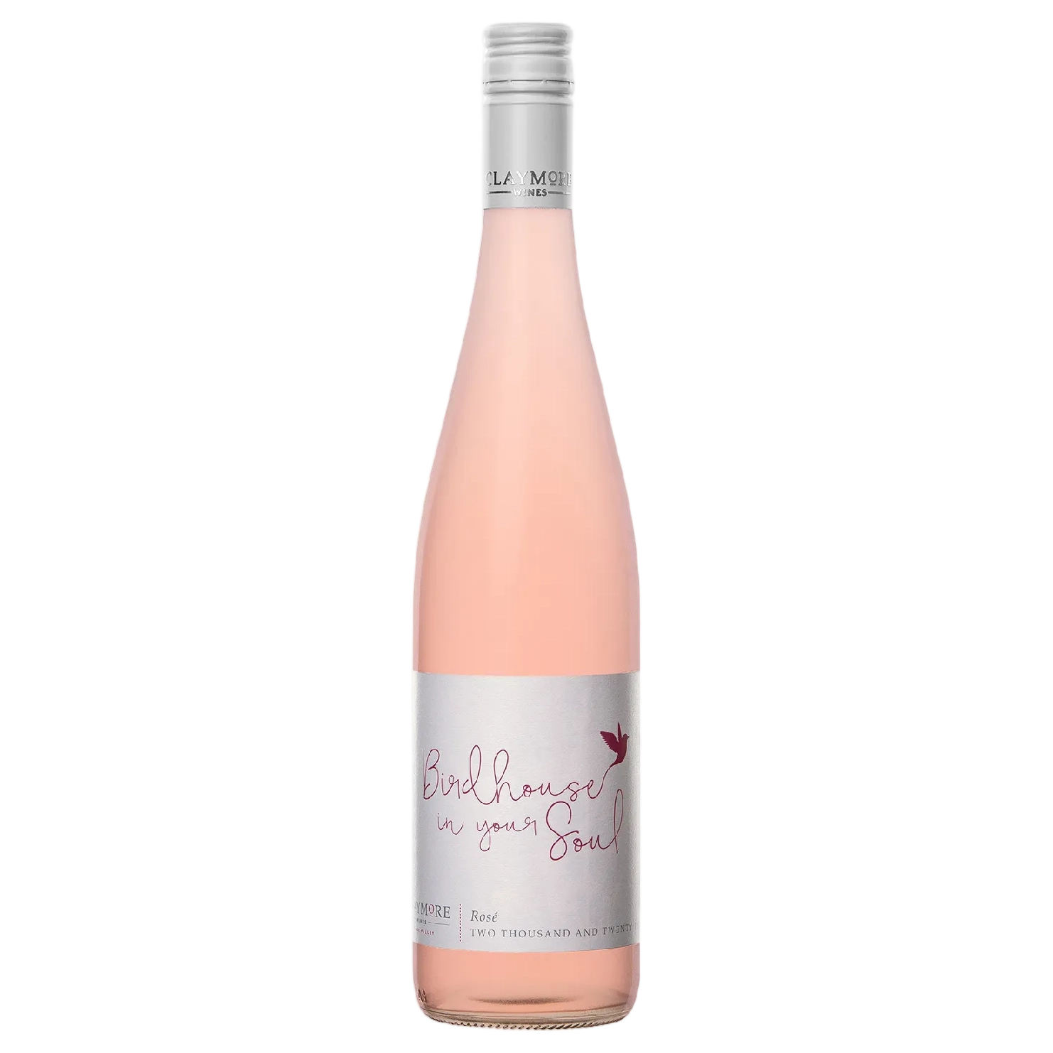 A bottle of Claymore Birdhouse In Your Soul Rose 2024 750ml Rose Wine