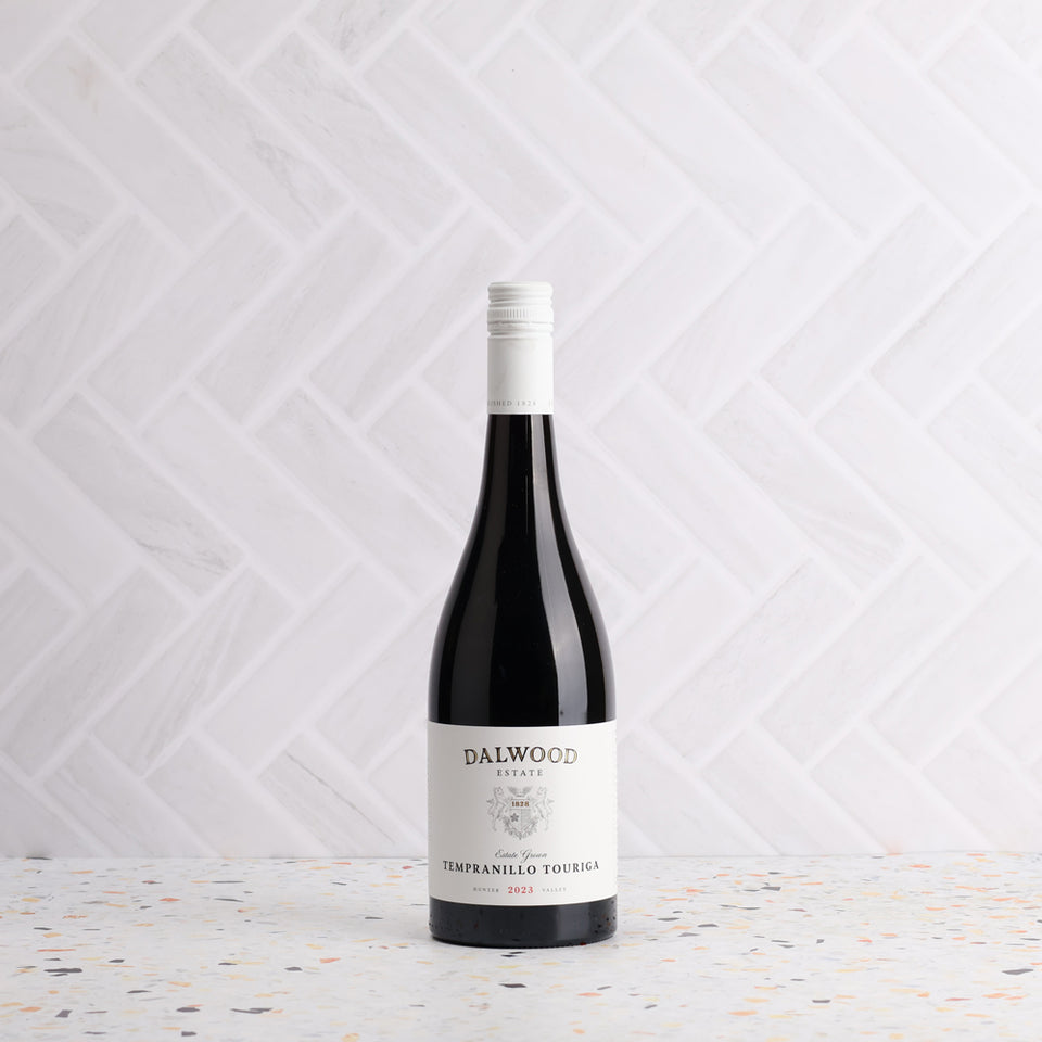 A bottle of Dalwood Estate Tempranillo Touriga 2023 750ml Red Wine