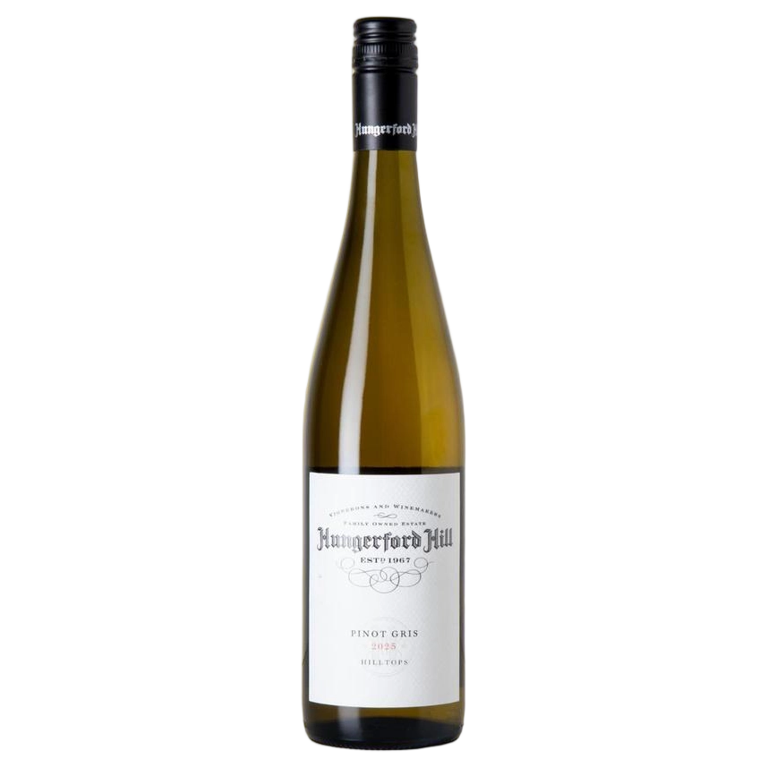 A bottle of Hungerford Hill Classic Hilltops Pinot Gris 2025 750ml White Wine
