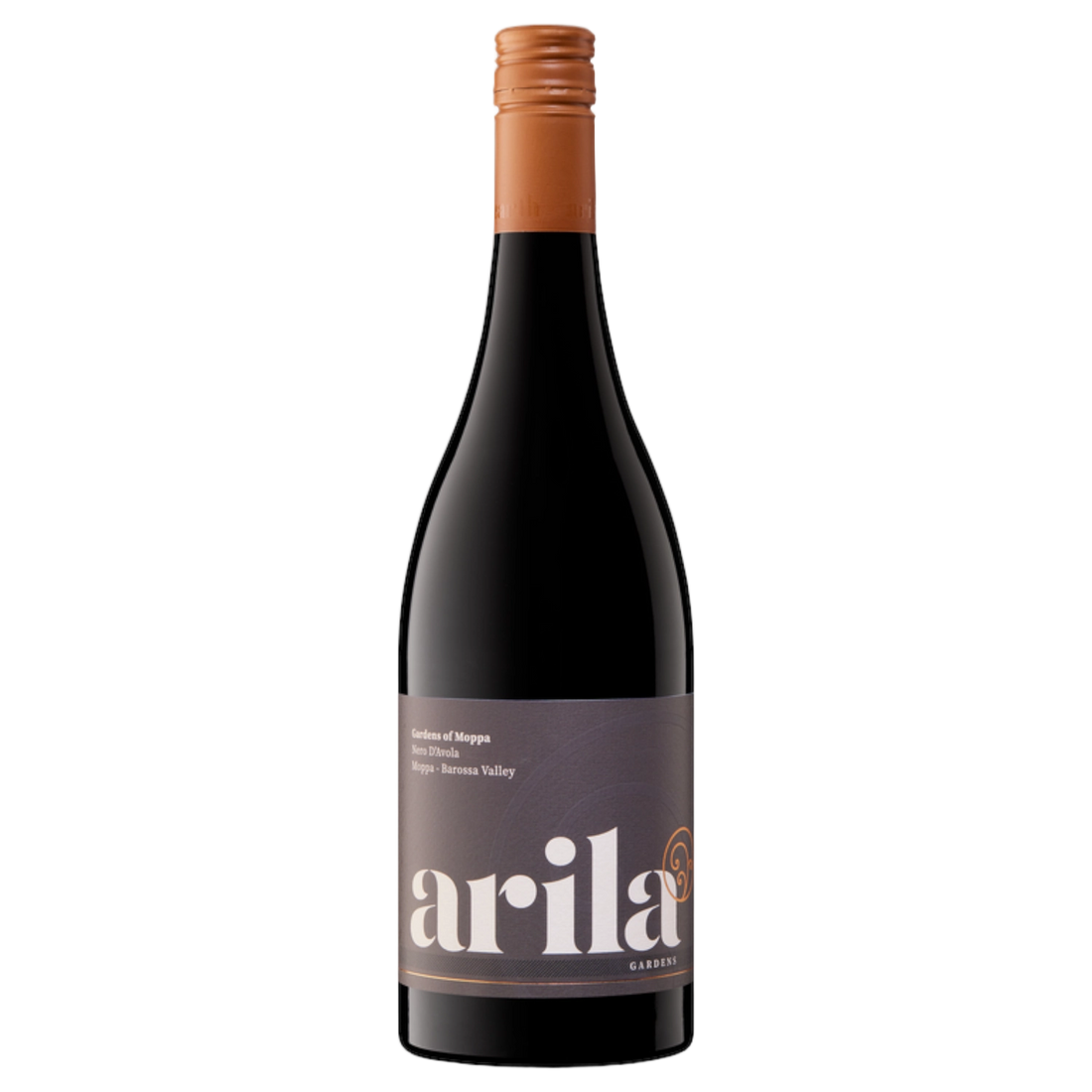 A bottle of Arila Gardens Gardens of Moppa Nero d'avola 2023 750ml Red Wine