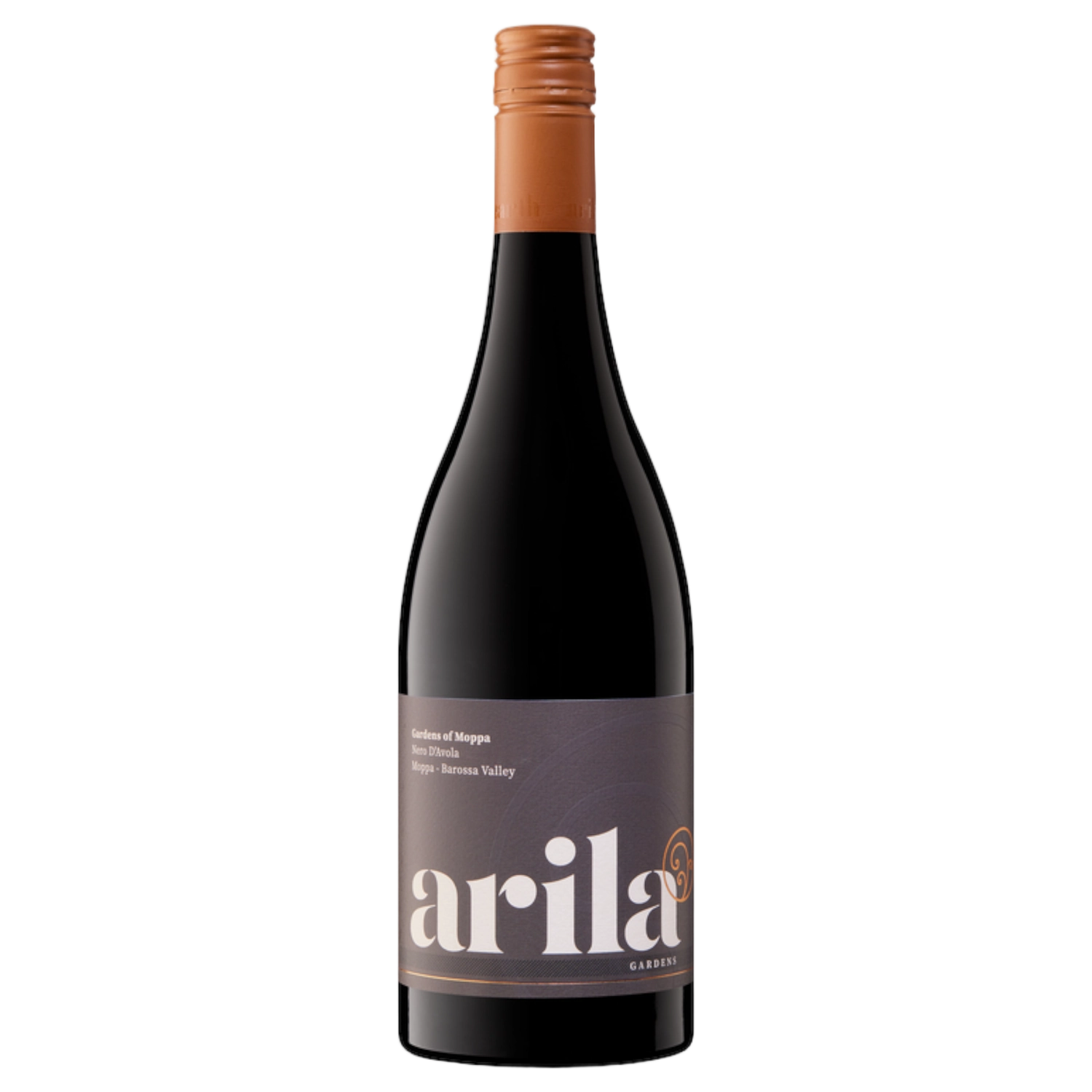 A bottle of Arila Gardens Gardens of Moppa Nero d'avola 2023 750ml Red Wine