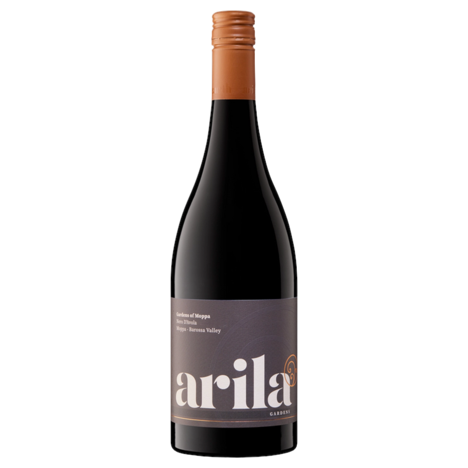 A bottle of Arila Gardens Gardens of Moppa Nero d'avola 2023 750ml Red Wine