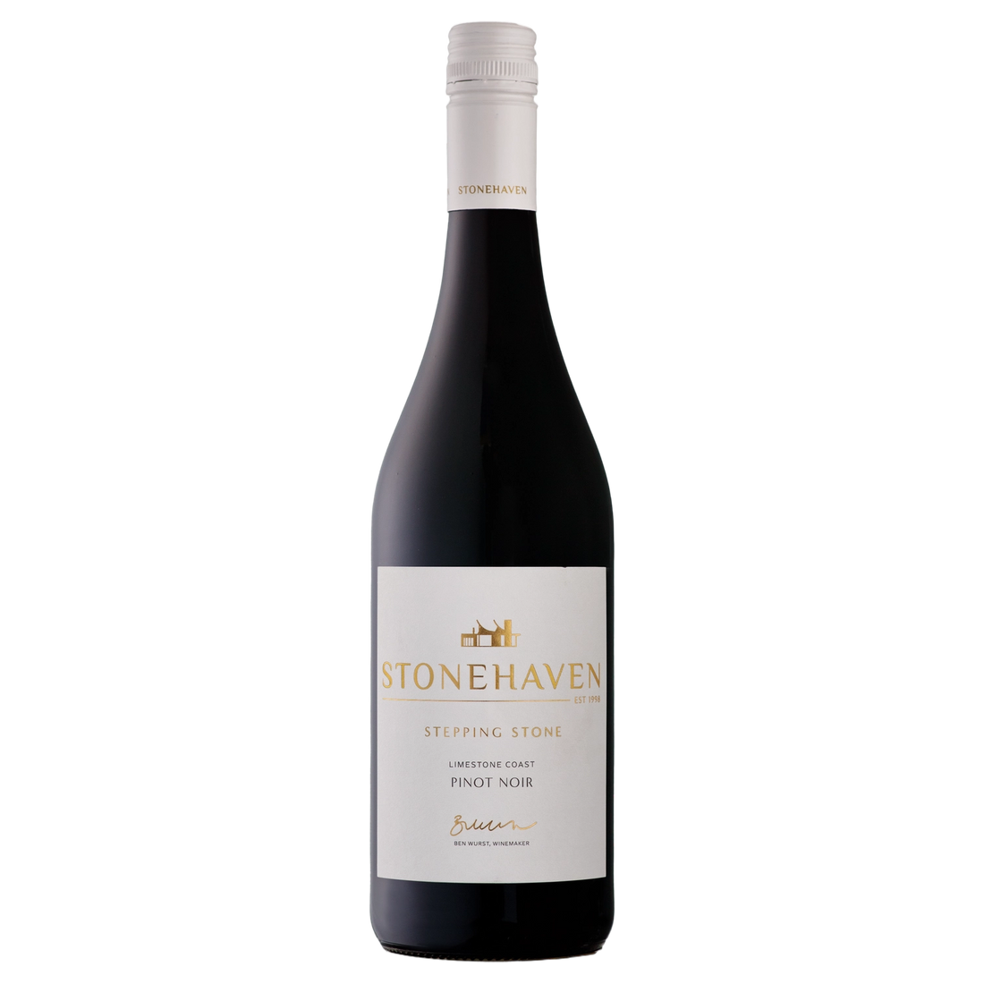 A bottle of Stonehaven Stepping Stone Pinot Noir 2025 750ml Red Wine