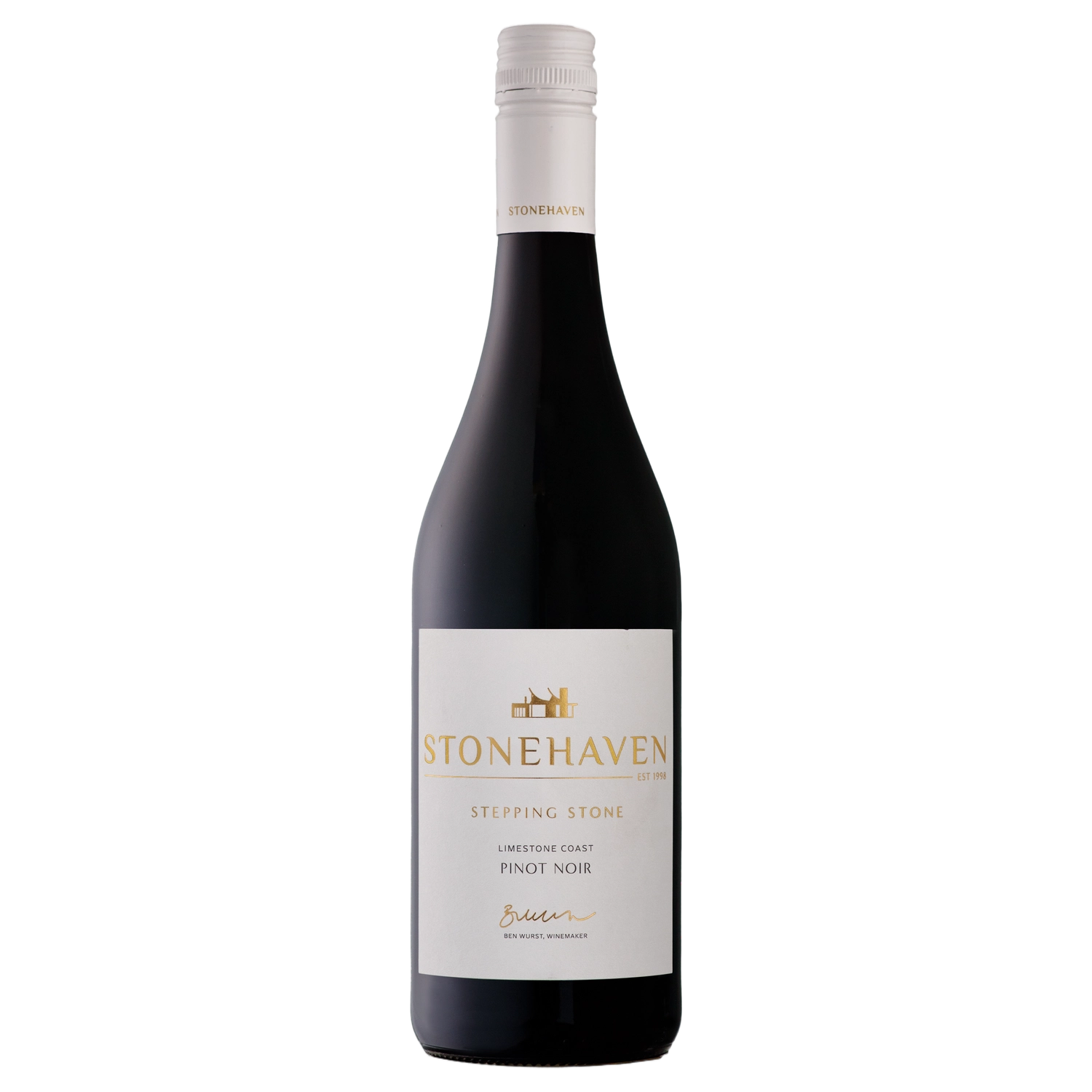 A bottle of Stonehaven Stepping Stone Pinot Noir 2025 750ml Red Wine