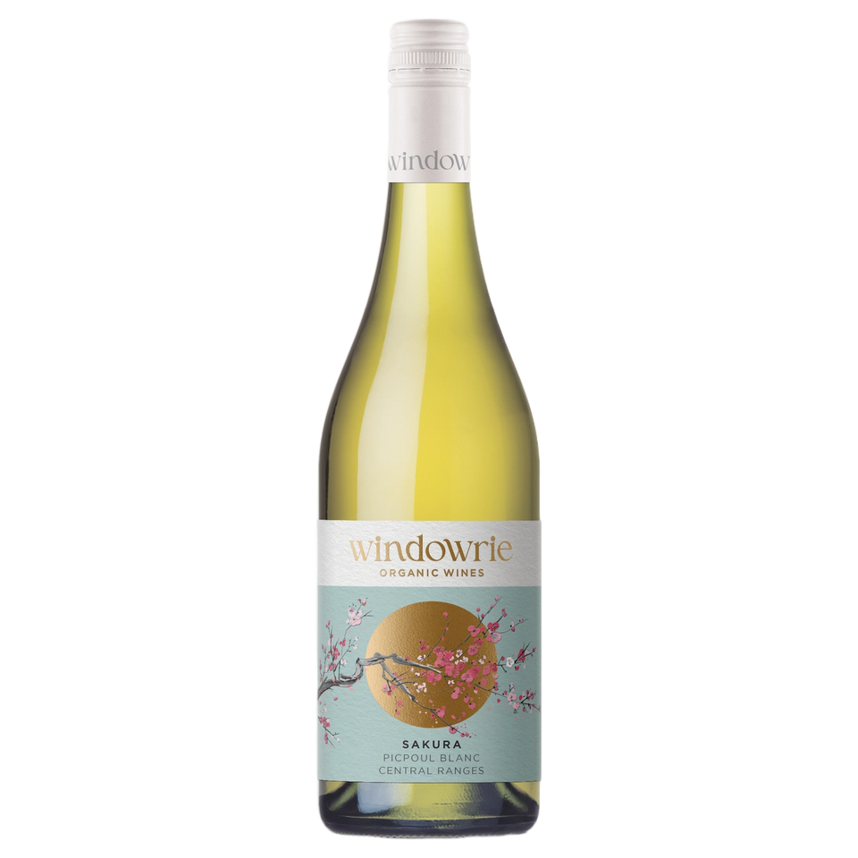 A bottle of Windowrie Sakura Picqpoul Blanc 2026 750ml White Wine