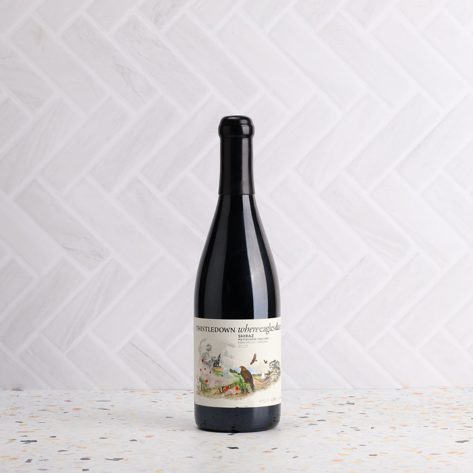 A bottle of Thistledown Where Eagles Dare Shiraz 2021 750ml Red Wine