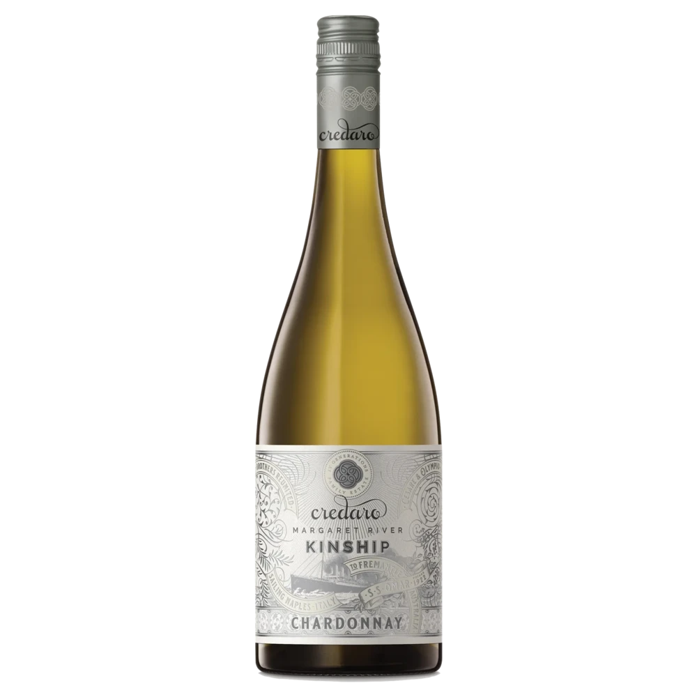 A bottle of Credaro Kinship Chardonnay 2025 750ml White Wine