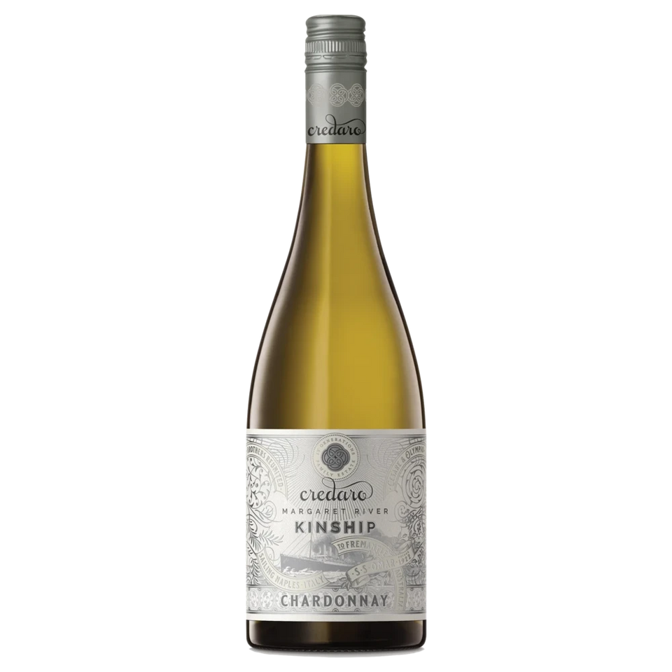 A bottle of Credaro Kinship Chardonnay 2025 750ml White Wine