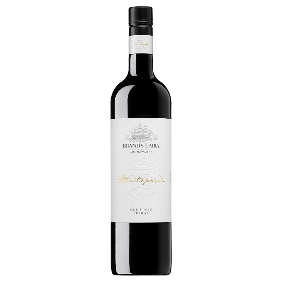 A bottle of Brands Laira Stentifords Shiraz 2016 750ml Red Wine