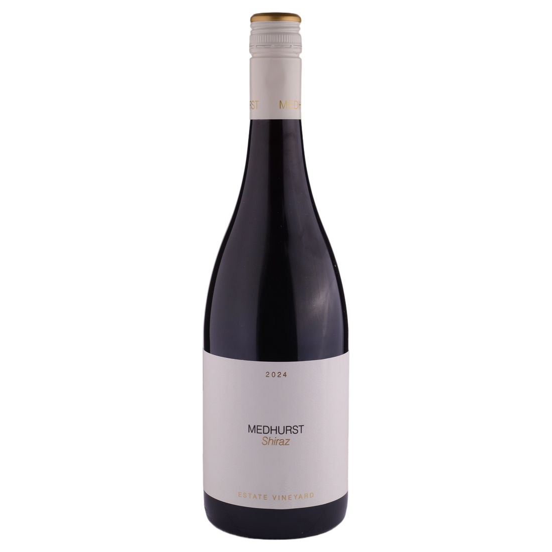 A bottle of Medhurst Estate Shiraz 2024 750ml Red Wine