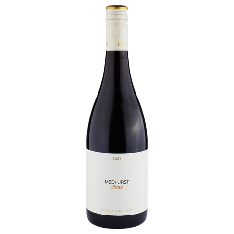 A bottle of Medhurst Estate Shiraz 2024 750ml Red Wine
