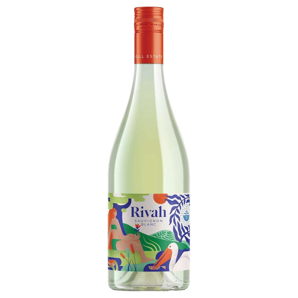 A bottle of Gill Estate Rivah Sauvignon Blanc 2024 750ml White Wine