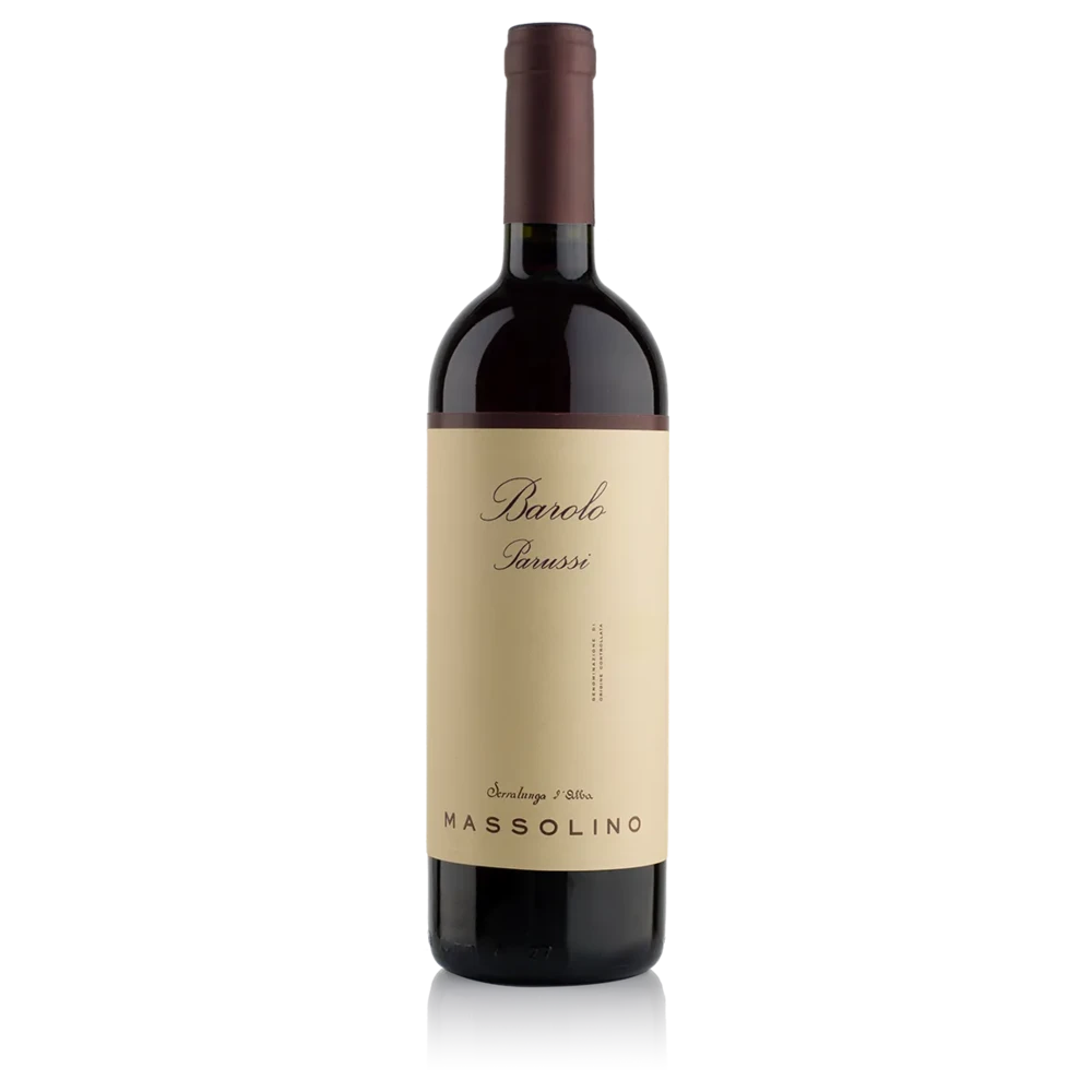 A bottle of Massolino Barolo Parussi 2022 750ml Red Wine