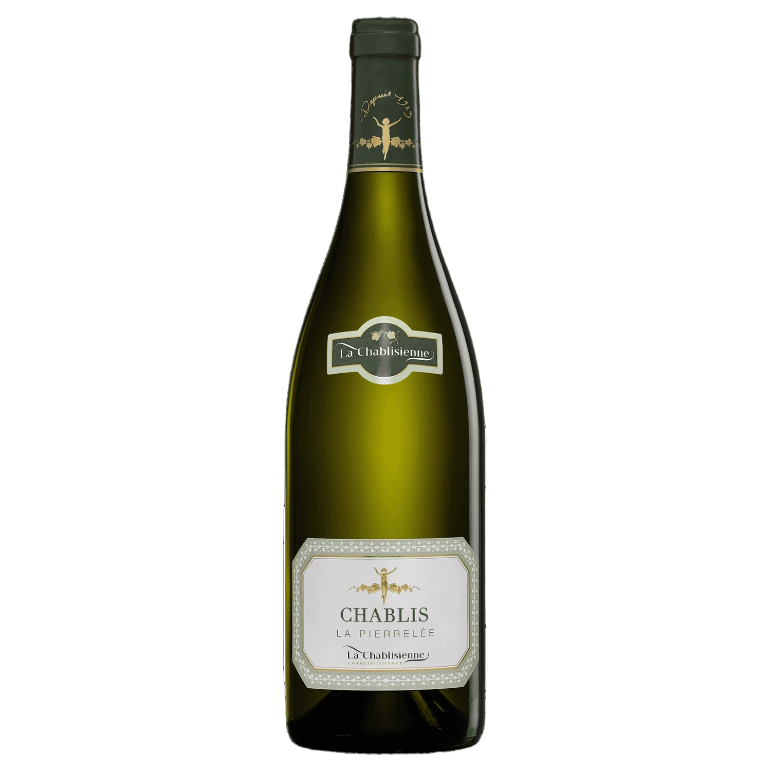 A bottle of La Chablisienne "La Pierrelee" Chablis 2023 750ml White Wine