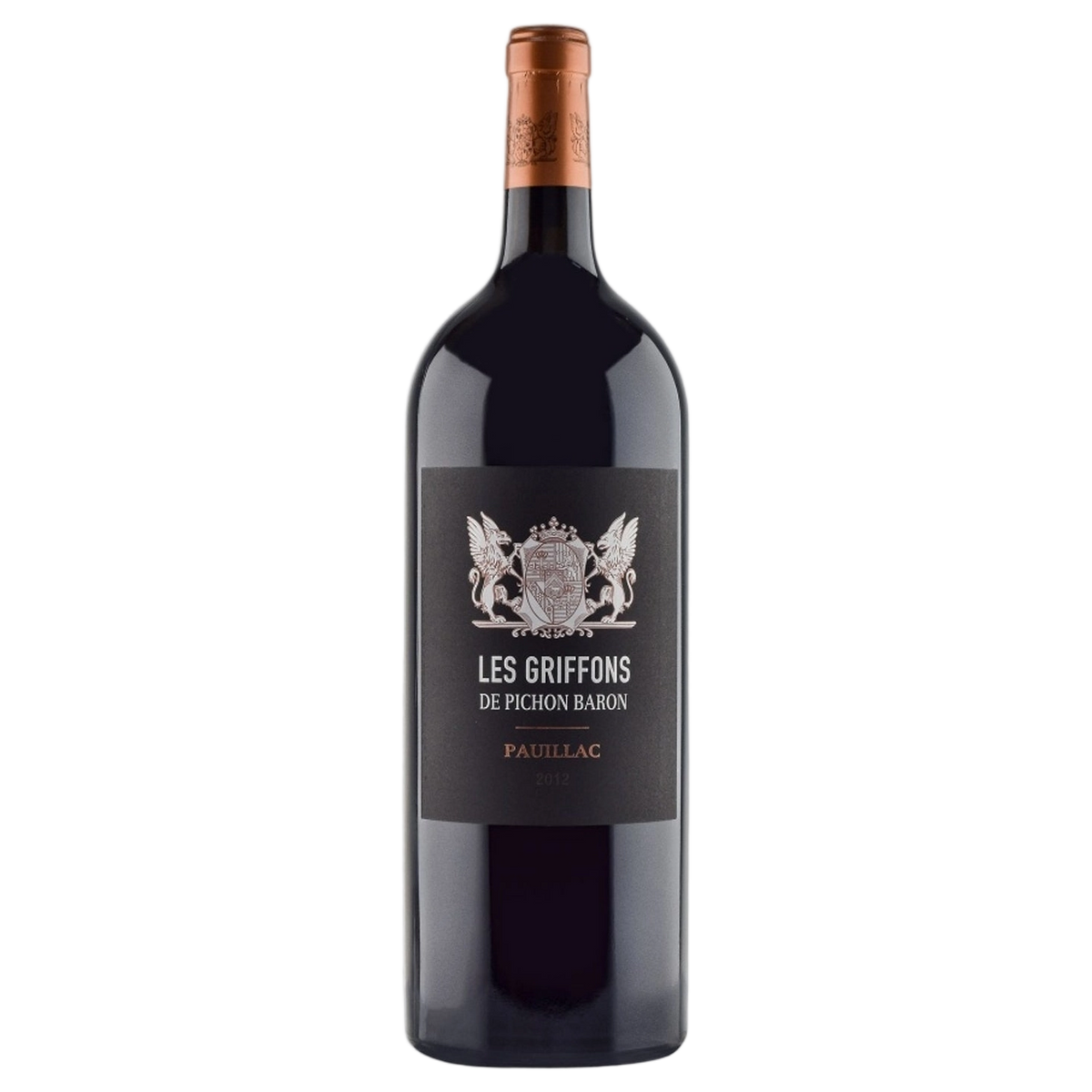 A bottle of Les Griffons De Pichon Baron Magnum 2016 1500ml Red Wine