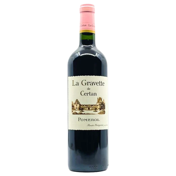 A bottle of La Gravette De Certan 2022 750ml Red Wine