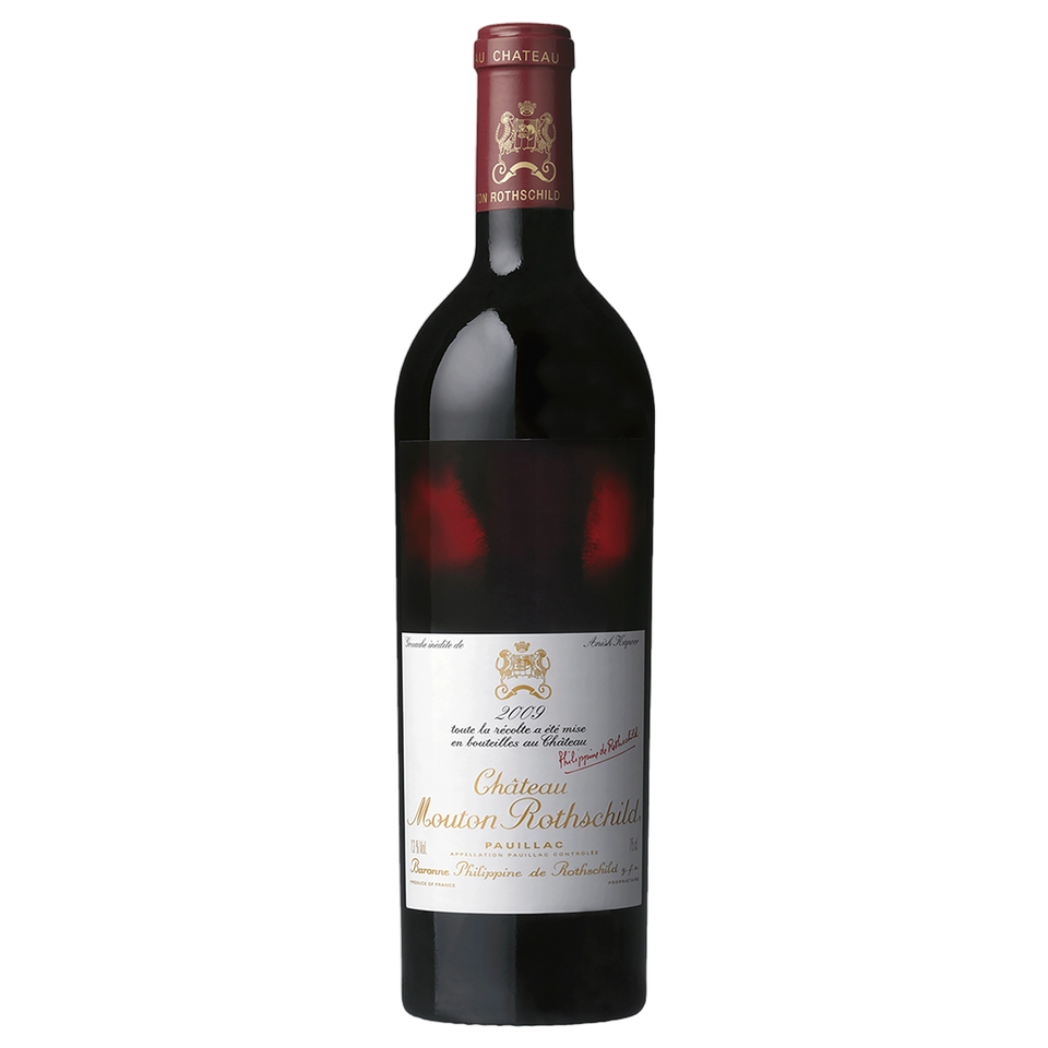 A bottle of Chateau Mouton Rothschild 2009 750ml Red Wine