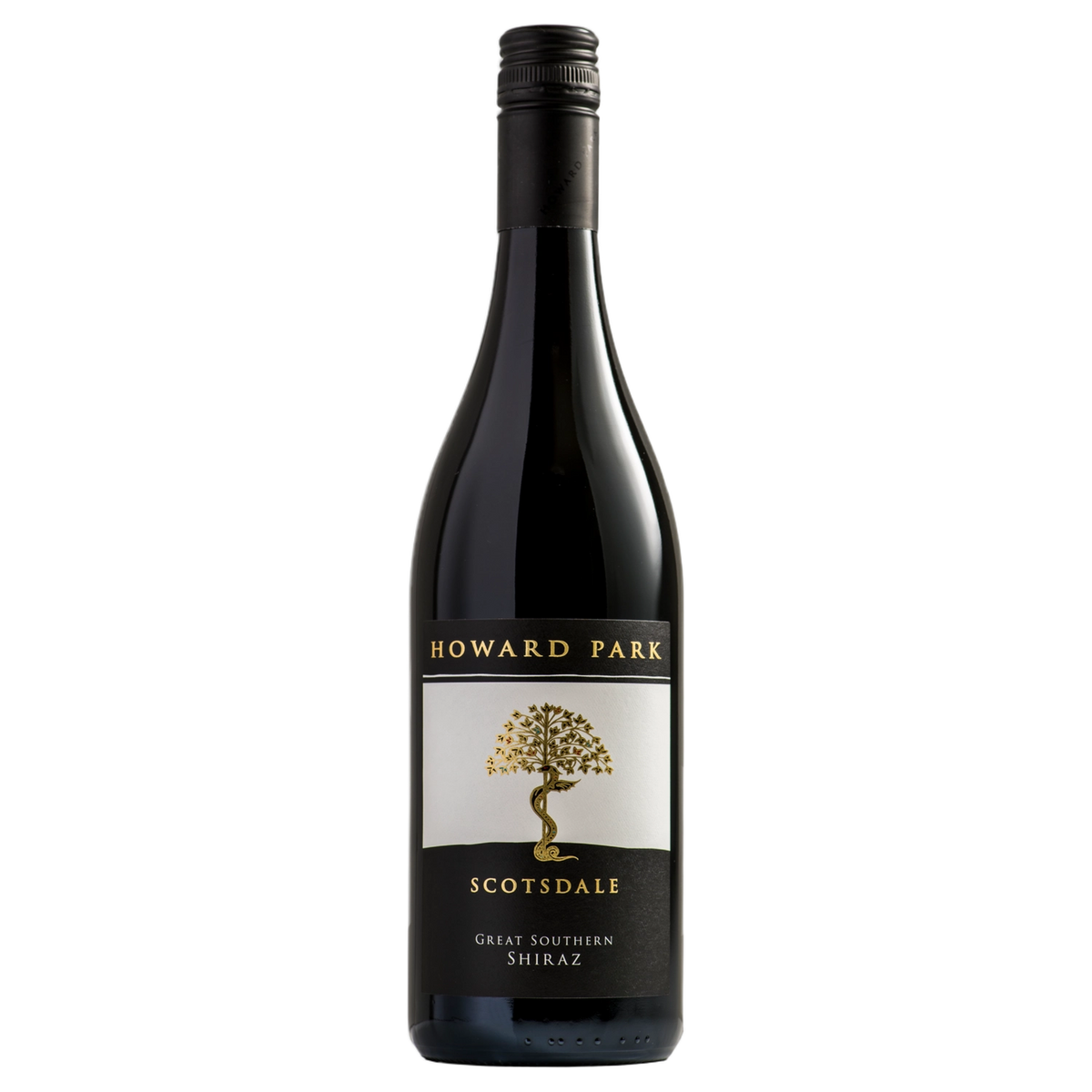 A bottle of Howard Park Scotsdale Shiraz 2024 750ml Red Wine
