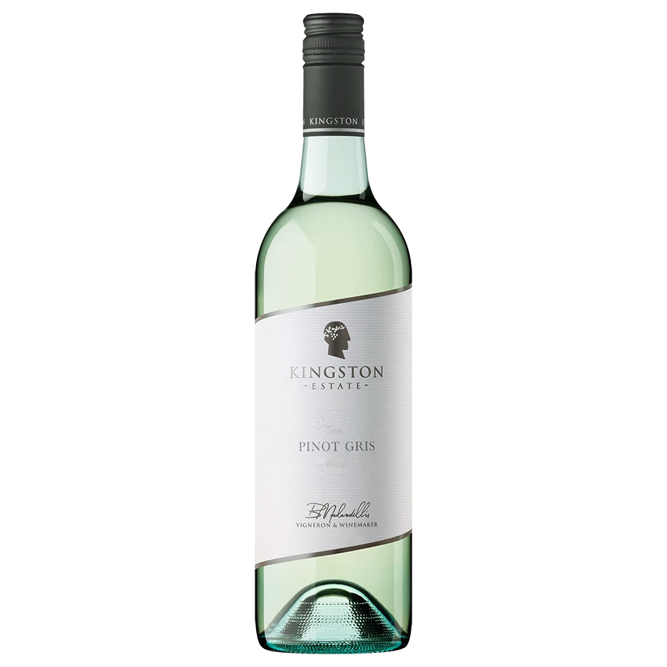 A bottle of Kingston Estate Pinot Gris 2026 750ml White Wine