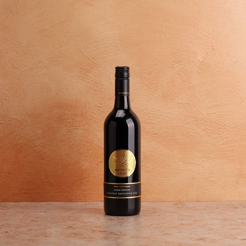 A bottle of Monty's Leap Cabernet Sauvignon 2023 750ml Red Wine