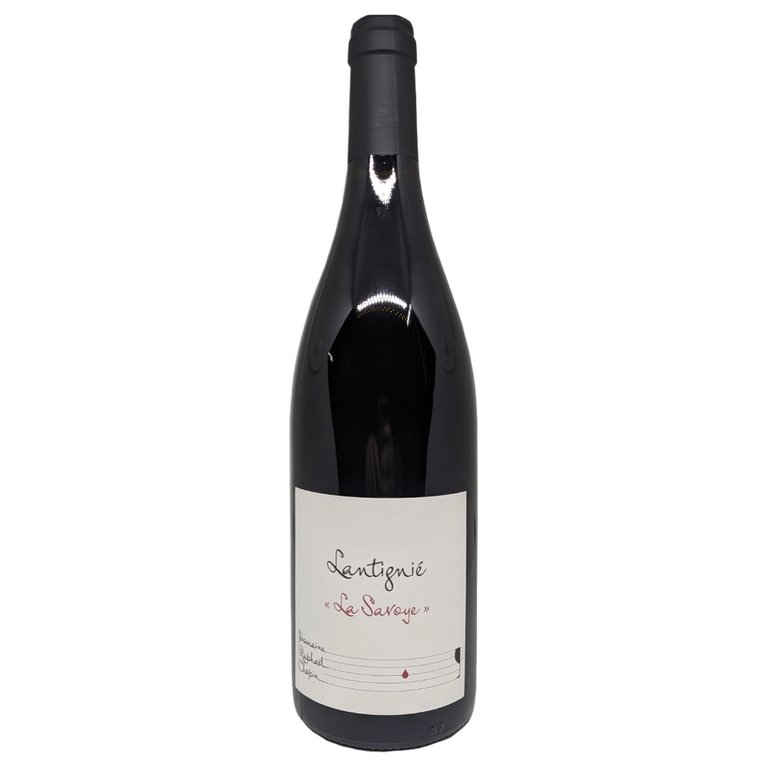 A bottle of Domaine Raphael Chopin Beaujolais Lantignié 'La Savoye' Red 2023 750ml Red Wine