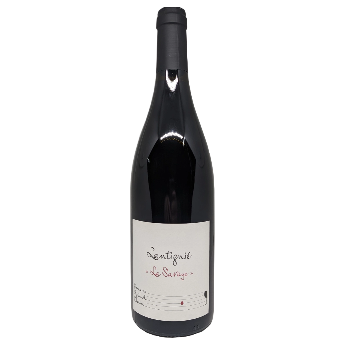 A bottle of Domaine Raphael Chopin Beaujolais Lantignié 'La Savoye' Red 2023 750ml Red Wine