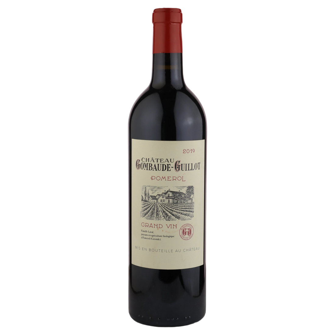 A bottle of Chateau Gombaude Guillot Pomerol 2010 750ml Red Wine