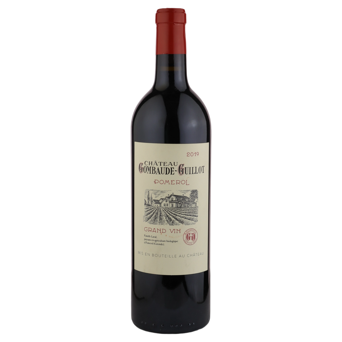 A bottle of Chateau Gombaude Guillot Pomerol 2010 750ml Red Wine