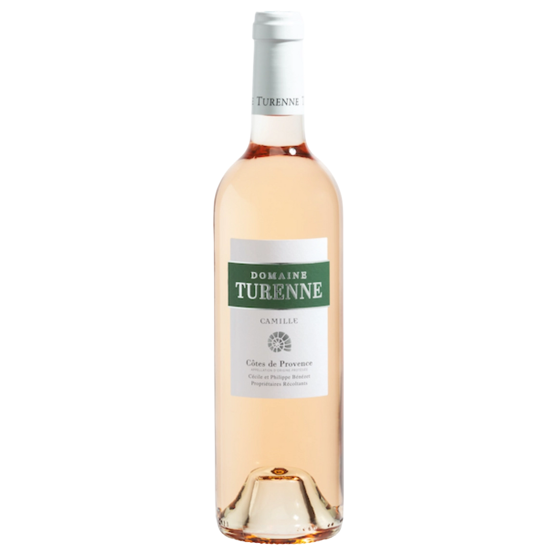A bottle of Domaine Turenne Cotes De Provence 'Camille' Rosé 2025 750ml Red Wine