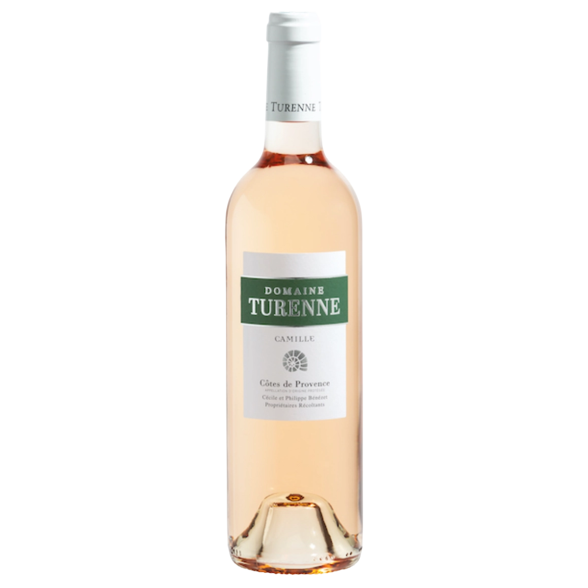 A bottle of Domaine Turenne Cotes De Provence 'Camille' Rosé 2025 750ml Red Wine