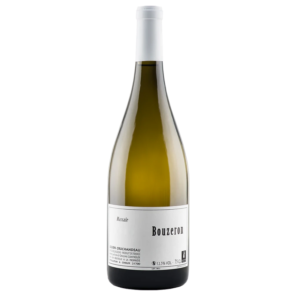 A bottle of Domaine Cruchandeau Bouzeron 'Cuvee Massale' 2024 750ml White Wine