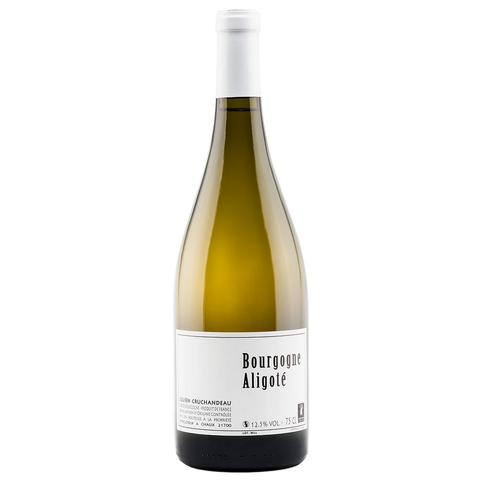 A bottle of Domaine Cruchandeau Bourgogne Aligoté 'Champ De Chene' White 2024 750ml White Wine