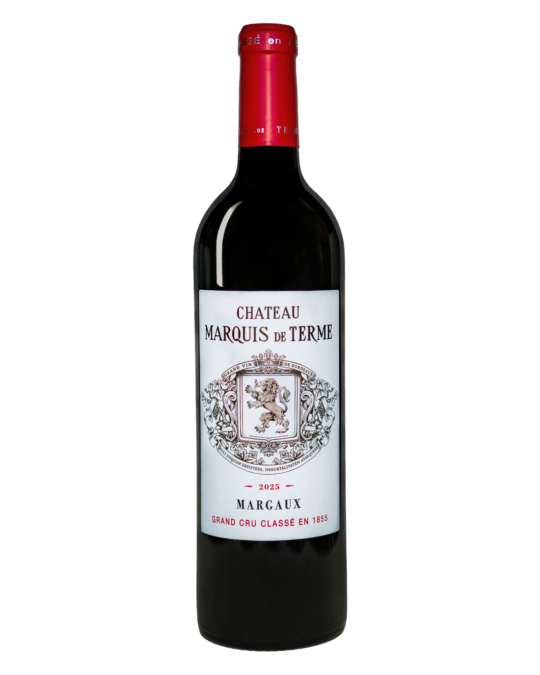 A bottle of Marquis de Terme 2018 750ml Red Wine