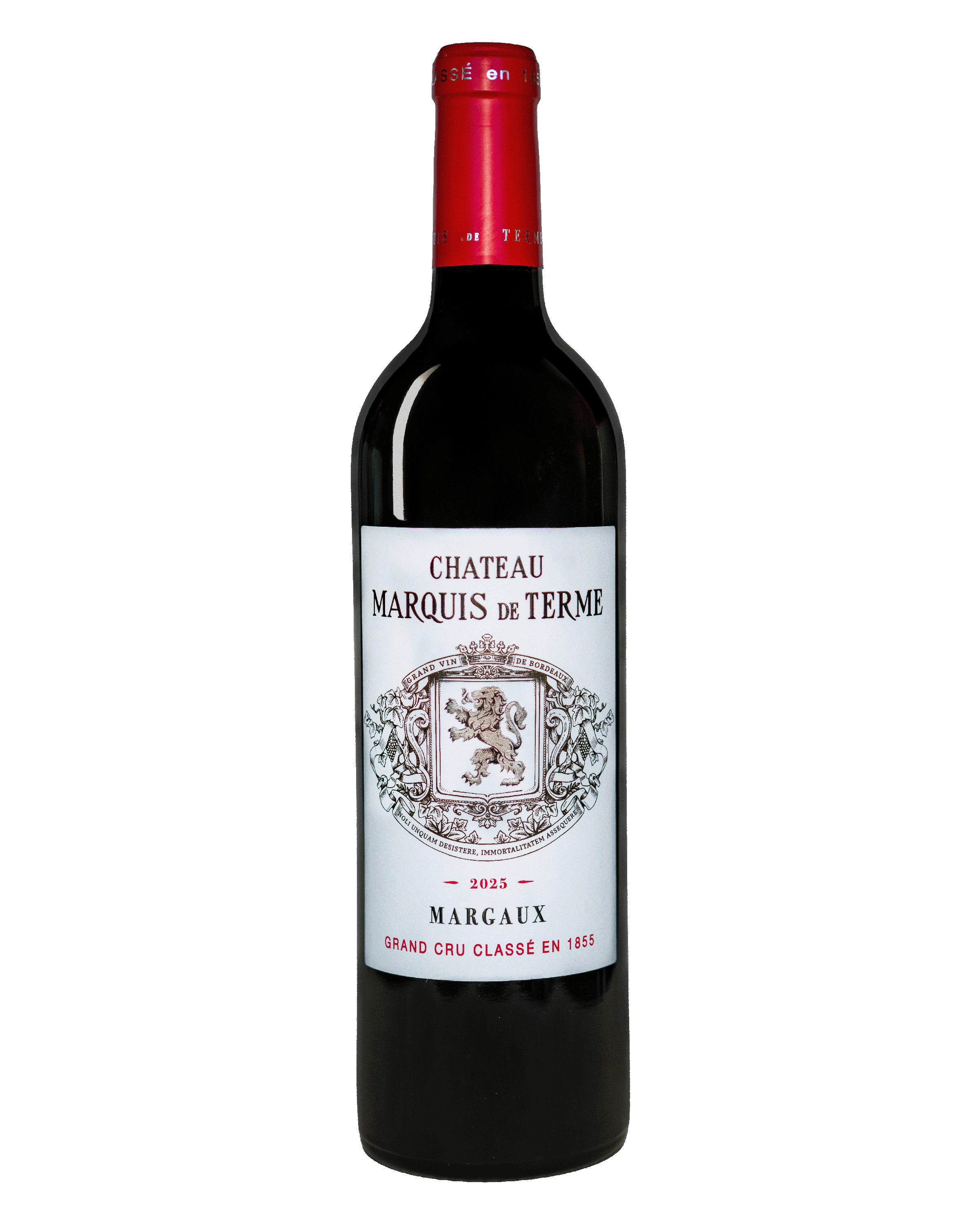 A bottle of Marquis de Terme 2018 750ml Red Wine